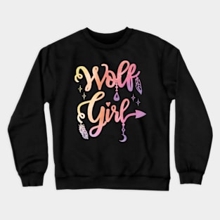 Wolf girl Crewneck Sweatshirt